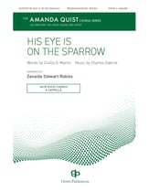 His Eye Is on the Sparrow SATB choral sheet music cover